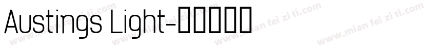 Austings Light字体转换